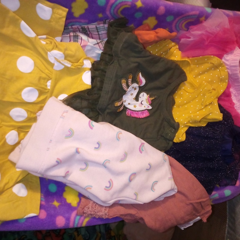 Baby girl size 12 months to 18 months bundle